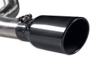 Flowmaster Signature Series Exhaust Systems 738115 System, Cat-back, Series, 304 Stainless Steel, Brushed, 4.50 in. Black Chrome Tip, Passenger Side Exit, Ford, Kit thumbnail 4