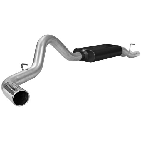 Flowmaster American Thunder Exhaust Systems 17328 System, Force II, Cat-Back, Steel, Aluminized, Polished Tip, Chevy, GMC, Pickup, 6.0, 8.1L