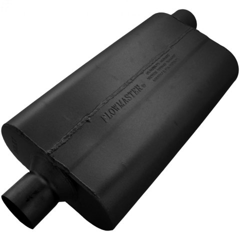 Flowmaster 50 Series Delta Flow Steel 2.5 Inch Muffler 942552 Muffler, Series, 2 1/2 in. Inlet/2 1/2 in. Outlet, Steel, Black, Each thumbnail 6