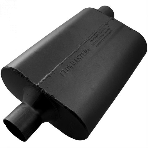 Flowmaster 40 Series Delta Flow Steel 2.25 Inch Muffler 942442 Muffler, Series, 2 1/4 in. Inlet/2 1/4 in. Outlet, Steel, Black, Each thumbnail 1