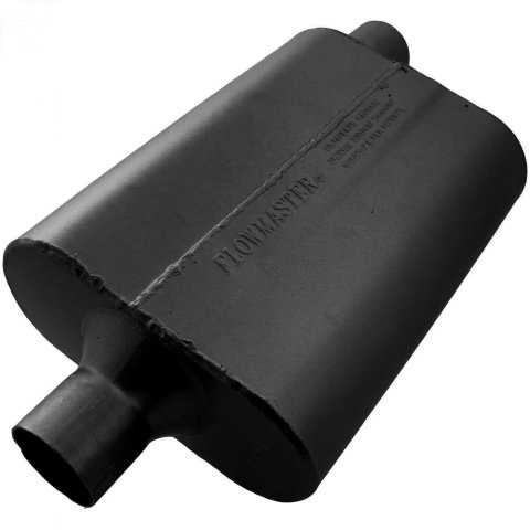 Flowmaster 40 Series Delta Flow Steel 2.25 Inch Muffler 942442 Muffler, Series, 2 1/4 in. Inlet/2 1/4 in. Outlet, Steel, Black, Each thumbnail 5