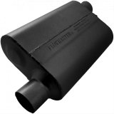 Flowmaster 40 Series Delta Flow Steel 2.5 Inch Muffler 942543 Muffler, Series, 2 1/2 in. Inlet/2 1/2 in. Outlet, Steel, Black, Each thumbnail 1