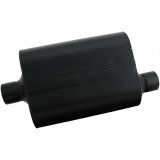 Flowmaster Super 40 Series Delta Flow Steel 2.5 Inch Muffler 952547 Muffler, Series, 2 1/2 in. Inlet/2 1/2 in. Outlet, Steel, Black, Each thumbnail 1