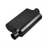 Flowmaster Stainless Steel Super 44 Series 409 2.5 Inch Muffler 842546 Muffler, Series, 2 1/2 in. Inlet/2 1/2 in. Outlet, Steel, Black, Each thumbnail 1