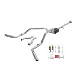 Flowmaster Stainless Steel American Thunder Exhaust Systems 817473 System, Thunder, Cat-back, Single In, Dual Out, Stainless, Chevy, GMC, 305, 350, 4WD, Kit thumbnail 1
