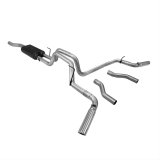 Flowmaster Stainless Steel American Thunder Exhaust Systems 817507 System, Thunder, Cat-back, Single In/Dual Out, Split Side Exit, Dodge, Ram, 5.7L Hemi, Kit thumbnail 3
