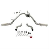 Flowmaster American Thunder Exhaust Systems for 2007-2013 SIERRA 1500, SILVERADO 1500 - 817680 System, Thunder, Cat-back, Stainless Steel, Natural, Side/Rear Exit, Chevy, GMC, Kit thumbnail 1