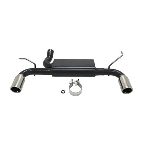 Flowmaster Force II Exhaust Systems 817729 System, II, Single In/Dual Out, Rear Axle-back, Stainless, Black, Split Rear Exit, Jeep, 3.6L thumbnail 3