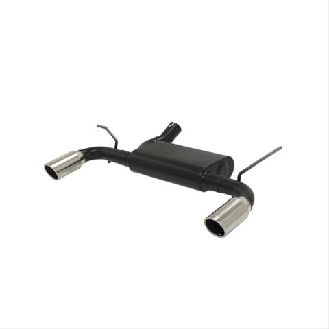 Flowmaster Force II Exhaust Systems 817729 System, II, Single In/Dual Out, Rear Axle-back, Stainless, Black, Split Rear Exit, Jeep, 3.6L thumbnail 4