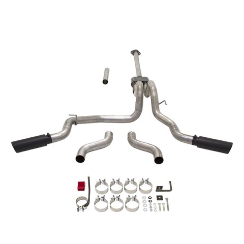 Flowmaster Outlaw Series Exhaust Systems 817726 System, Outlaw, Cat-Back, Split Rear/Side, Stainless Steel, Natural, Ford, 2.7, 3.5, 5.0L thumbnail 5