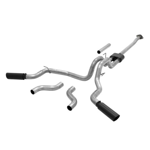 Flowmaster Outlaw Series Exhaust Systems 817726 System, Outlaw, Cat-Back, Split Rear/Side, Stainless Steel, Natural, Ford, 2.7, 3.5, 5.0L thumbnail 6
