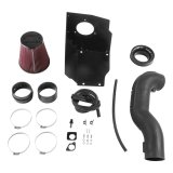 Flowmaster Delta Force Cold Air Intake Kits 615120 Intake, Black Plastic Tube, Red Filter, Cadillac, Chevy, GMC, V8, Kit thumbnail 1
