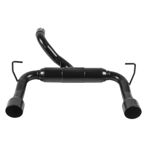 Flowmaster Outlaw Series Exhaust Systems 817803 System, Outlaw, Axle-back, Stainless Steel, Black Ceramic coated Muffler/Tip, DOR, Mod/Aggressive Sound, Jeep Wrangler JL, Kit thumbnail 4