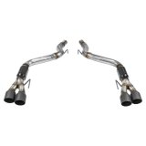 Flowmaster Outlaw Series Exhaust Systems for 2018-2023 MUSTANG - 817806 System, Series, Rear Axle-Back, 409 Stainless Steel, Natural/Black, 3 in. Diameter, Black Ceramic Coated Tip, Ford, Kit thumbnail 4