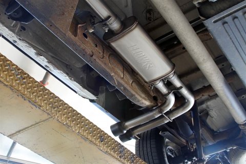Flowmaster FlowFX Exhaust Systems 717929 System, FlowFX, Cat-back, 409 Stainless Steel, natural, Dual Exit, Chevy, GMC, 5.3L, Kit thumbnail 4