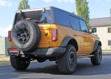 Flowmaster FlowFX Exhaust Systems 718123 System, Axle-Back, FlowFX, 409 Stainless Steel, Split Rear, Black Ceramic Tips, Ford Bronco, Kit thumbnail 1