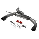Flowmaster FlowFX Exhaust Systems 718123 System, Axle-Back, FlowFX, 409 Stainless Steel, Split Rear, Black Ceramic Tips, Ford Bronco, Kit thumbnail 9