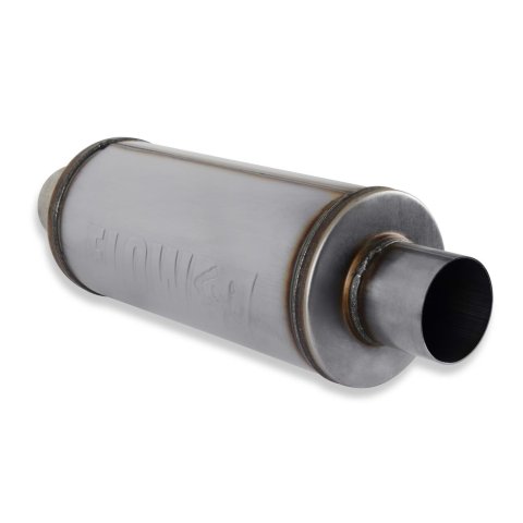 Flowmaster FlowFX 409 Stainless Steel 3 Inch Muffler 72619 Muffler, Series, Round, 3.0 in. Inlet, 3.0 in. Outlet, Steel, Natural Finish, Each thumbnail 4