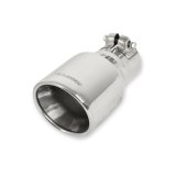 Flowmaster Round, Polished 2.50 Inch Exhaust Tip 15365 Tip, Stainless, Polished, Straight/Rolled Edge, 2.5 in. Inlet, 4 in. Outlet, 7.5 in. Long, Each thumbnail 1