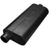 Flowmaster 70 Series Big Block II Steel 3 Inch Muffler 53071 Muffler, Series, in. Inlet/3 in. Outlet, Steel, Black, Each thumbnail 6