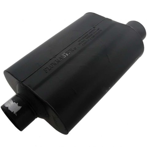 Flowmaster Super 40 Series Delta Flow Steel 3 Inch Muffler 953047 Muffler, Series, in. Inlet/3 in. Outlet, Steel, Black, Each thumbnail 5