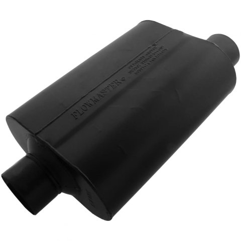 Flowmaster Super 40 Series Delta Flow Steel 3 Inch Muffler 953047 Muffler, Series, in. Inlet/3 in. Outlet, Steel, Black, Each thumbnail 6