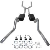 Flowmaster American Thunder Exhaust Systems 17202 System, Thunder, Header-back, Steel, Aluminized, H-Pipe, Chevy, Pontiac, Kit thumbnail 3