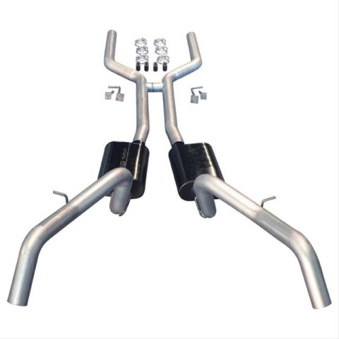 Flowmaster American Thunder Exhaust Systems for 1967-1969 CAMARO, FIREBIRD - 17201 System, Thunder, Header-back, Steel, Aluminized, H-Pipe, Chevy, Pontiac, Kit thumbnail 3