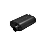 Flowmaster Super 40 Series Delta Flow 409 Stainless Steel 3 Inch Muffler 853048 Muffler, Series, Oval, Stainless, Offset 3.0 in. Inlet/Outlet, 13.5 in. Case Length, Each thumbnail 6
