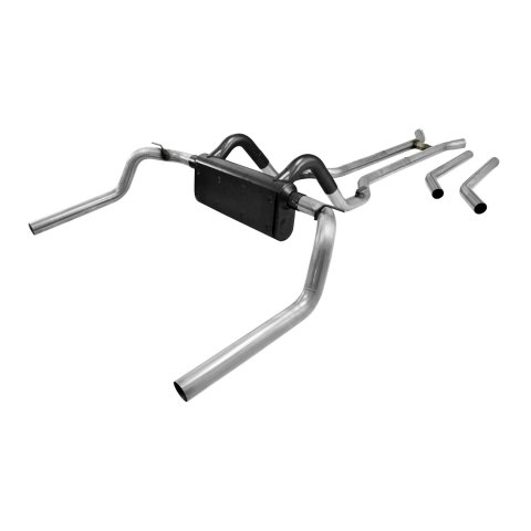 Flowmaster Stainless Steel American Thunder Exhaust Systems 817104 System, Thunder, Header-back, Dual, Steel, Split Rear Exit, Chevy, Pontiac, Kit thumbnail 2