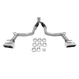 Flowmaster Outlaw Series Exhaust Systems for 2009-2014 CHALLENGER - 817645 System, Series, Cat-back, Dual, Stainless Steel, Natural, Split Rear Exit, Dodge, 5.7L, Kit thumbnail 1