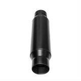 Flowmaster Outlaw Series Race 409 Stainless Steel 3 Inch Muffler 815430 Muffler, Race, Round, Stainless, Black, 3.0 in. Center Inlet/Outlet, 10.5 in. Case Length, Each thumbnail 3