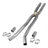 Flowmaster Scavenger X-Pipes 817817 Exhaust Crossover Pipe, X-Pipe, Stainless Steel, Natural, 2.50 in. Diameter, Ford, 5.0L, Each thumbnail 1