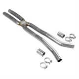 Flowmaster Scavenger X-Pipes 817817 Exhaust Crossover Pipe, X-Pipe, Stainless Steel, Natural, 2.50 in. Diameter, Ford, 5.0L, Each thumbnail 3
