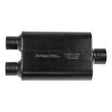 Flowmaster 40 Series Steel 2.5 Inch Muffler 425403 Muffler, American Thunder Series, 2 1/2 in. Dual Inlet/3 in. Center Outlet, Steel, Black, Each thumbnail 3