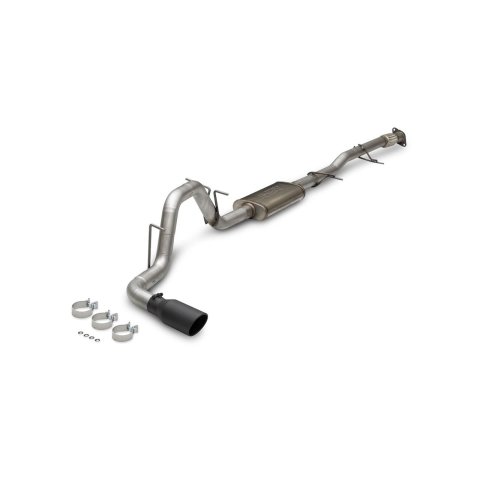Flowmaster FlowFX Exhaust Systems for 2023-2026 CANYON, COLORADO - 717989 System, Cat-back, FlowFX, 409 Stainless Steel, 4.5 in. Black Ceramic Coated Tips, Passenger Side Exit, Chevy, GMC, Kit thumbnail 2