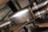 Flowmaster FlowFX Exhaust Systems 718190 System, Cat-back, FlowFX, 3.00 in., 409 Stainless Steel, Brushed, Double Wall, 4.50 in. Black Tip, Split Side, Dual Exit, Chevrolet, GMC, Kit thumbnail 3
