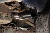 Flowmaster FlowFX Exhaust Systems 718190 System, Cat-back, FlowFX, 3.00 in., 409 Stainless Steel, Brushed, Double Wall, 4.50 in. Black Tip, Split Side, Dual Exit, Chevrolet, GMC, Kit thumbnail 4