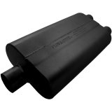 Flowmaster 50 Series Delta Flow Steel 2.5 Inch Muffler 9425502 Muffler, Series, 2 1/2 in. Inlet/Dual 2 in. Outlet, Steel, Black, Each thumbnail 2