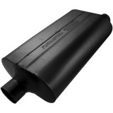 Flowmaster Super 50 Series Performance Steel 2.5 Inch Muffler 52557 Muffler, Series, 2 1/2 in. Inlet/2 1/2 in. Outlet, Steel, Black, Aluminized, Each thumbnail 2