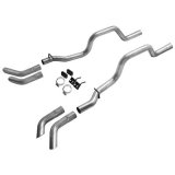 Flowmaster Replacement Tailpipes for 1959-1964 BEL AIR, BISCAYNE, IMPALA - 81055 Tailpipes, 16-gauge, Stainless Steel, Natural, 2.50 in. O.D., Chevy, Pair thumbnail 2
