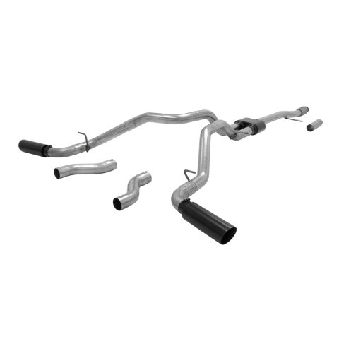 Flowmaster Outlaw Series Exhaust Systems 817689 System, Series, Cat-back, Single In/Dual Out, Stainless Steel, Natural, Chevy, GMC, 5.3L, Kit