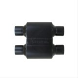 Flowmaster Super 10 Series 409 Stainless Steel 2.5 Inch Muffler 8425154 Muffler, Series, Dual in. Inlet/Dual in. Outlets, Steel, Black, Each thumbnail 2