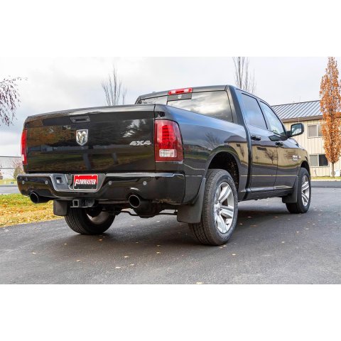 Flowmaster FlowFX Exhaust Systems for 2011-2018 1500, 2019-2024 1500 CLASSIC, 2009-2010 RAM - 717860 System, Cat-back, FlowFX, 409 Stainless Steel, 4.50 in. Black Ceramic Coated Tips, Dual Exit, Dodge, Ram, 5.7L, Kit