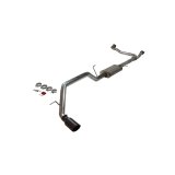 Flowmaster FlowFX Exhaust Systems for 2017-2024 TITAN - 717910 System, Cat-back, FlowFX, 409 Stainless Steel, 4.50 in. Black Ceramic Coated Tip, Single, Nissan, 5.6L, Kit thumbnail 1