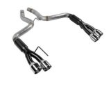 Flowmaster Outlaw Series Exhaust Systems for 2018-2023 MUSTANG - 817821 System, Series, Rear Axle-Back, 409 Stainless Steel, Natural/Black, 3 in. Diameter, Polished Tip, Ford, Kit thumbnail 3