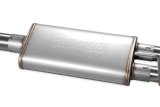 Flowmaster Signature Series Exhaust Systems for 2011-2018 1500, 2019-2024 1500 CLASSIC, 2009-2010 RAM - 737860 System, Cat-back, Series, 304 Stainless Steel, Brushed, 4.50 in. Black Chrome Tips, Dual Exit, Dodge, Ram, 5.7L, Kit thumbnail 1