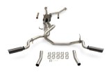 Flowmaster Outlaw Series Exhaust Systems for 2022-2025 TUNDRA - 818139 System, Cat-back, Series, 2.50 in., 409 Stainless Steel, Natural, 3.50 in. Black Tip, Split Side, Split Rear, Toyota, Kit thumbnail 1