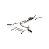 Flowmaster Outlaw Series Exhaust Systems for 2022-2025 TUNDRA - 818139 System, Cat-back, Series, 2.50 in., 409 Stainless Steel, Natural, 3.50 in. Black Tip, Split Side, Split Rear, Toyota, Kit thumbnail 4