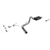 Flowmaster Force II Exhaust Systems for 2000-2003 DAKOTA - 17278 System, II, Cat-Back, Steel, Aluminized, Polished Stainless Tip, Dodge, 4.7, 5.9L. Kit thumbnail 3